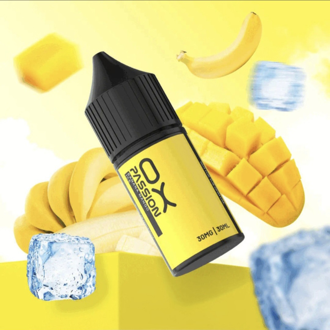 سالت اکسوا موز انبه یخ | oxva banana mango ice salt